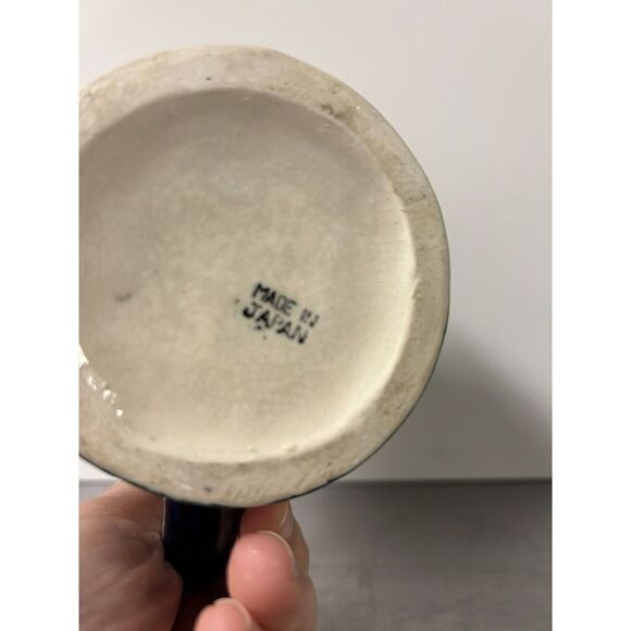 Vintage Occupied Hand made, Hand painted Japan Ceramic Toby mug Circa - Picture 7 of 8